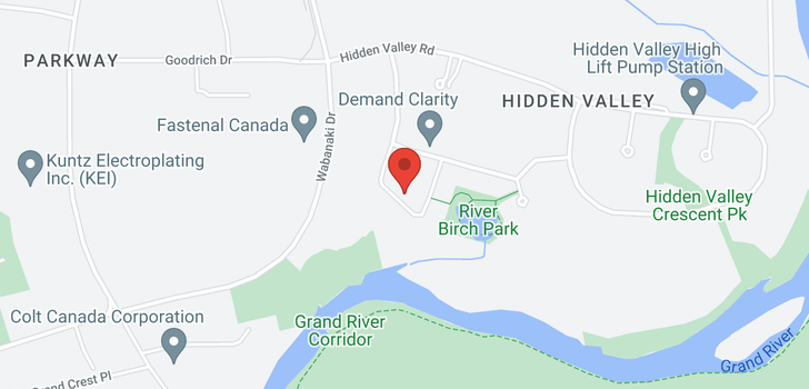 map of 57 RIVER VALLEY Drive